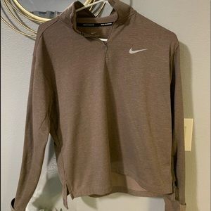 Brown Nike dry fit long sleeve